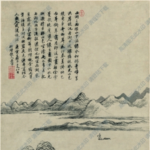 王翚超高清《柳岸江洲圖》國(guó)畫(huà)百度云網(wǎng)盤(pán)下載