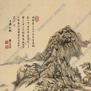 王原祁超高清《山中早春圖》百度云網(wǎng)盤(pán)下載