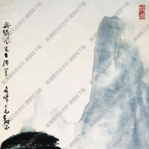 關(guān)山月國畫作品 無限風(fēng)光在險峰 高清下載