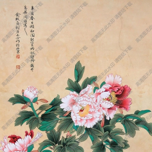 劉力上作品 花鳥圖 高清大圖下載