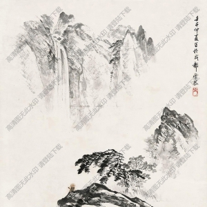 岑學(xué)恭作品 山水 (8) 高清大圖下載