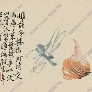 李鱓國(guó)畫(huà) 蔬果圖 高清大圖下載